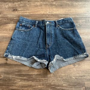 High waisted Abercrombie and Fitch shorts